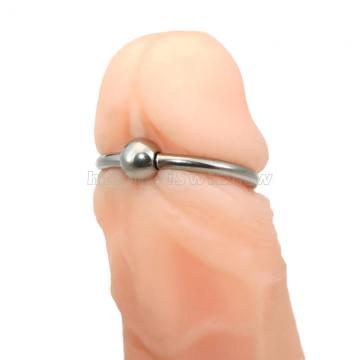 安全可拆式龜頭環10mm鋼珠版 - 3 (thumb)