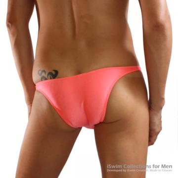 ultra low rise smooth narrow pouch half back swim bikini with smile line - 7 (thumb)