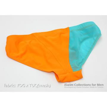 full back swim briefs with mesh matched color - 10 (thumb)