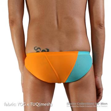 full back swim briefs with mesh matched color - 7 (thumb)