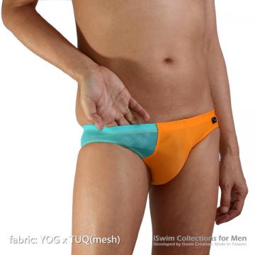 3/4 back swim briefs with mesh matched color - 8 (thumb)