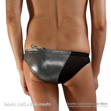 3/4 back swim briefs with mesh matched color - 4 (thumb)