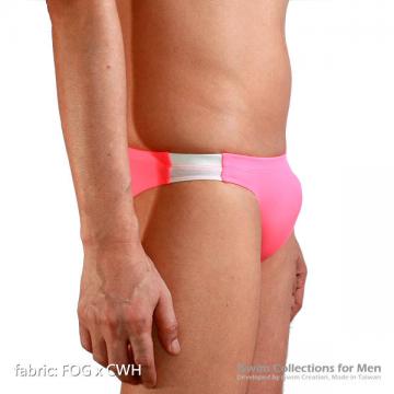 sport 3/4 back macthed color swimming briefs - 4 (thumb)