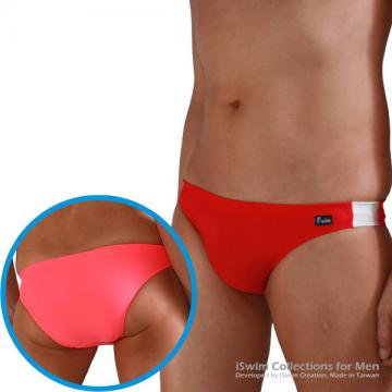 sport 3/4 back macthed color swimming briefs - 0 (thumb)
