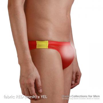sport cheeky back macthed color swimming briefs - 2 (thumb)