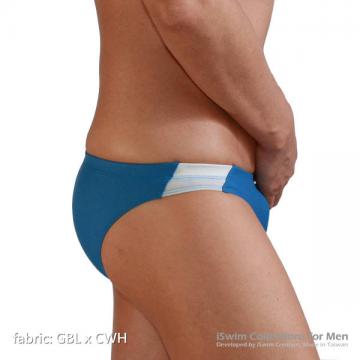 Sport swim briefs in macthed color (3/4 back) - 3 (thumb)