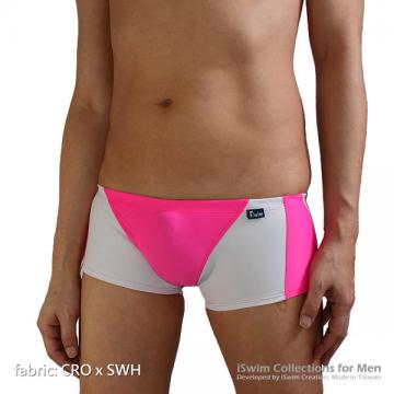 multi pieces designed swim boxers in mtached color type a - 5 (thumb)