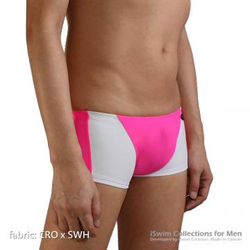 multi pieces designed swim boxers in mtached color type a - 2 (thumb)