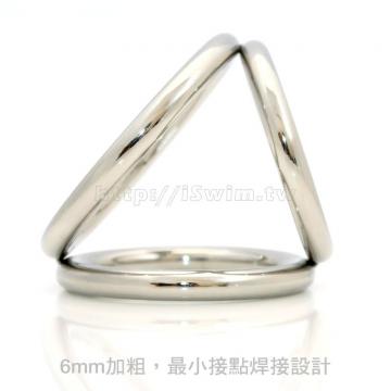 立體三環醫療鋼屌環《環粗6mm》45mm - 2 (thumb)