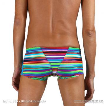 multi pieces designed swim boxers in mtached color type a - 3 (thumb)