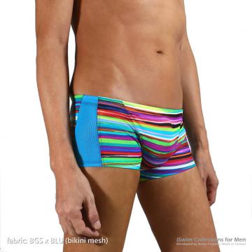 multi pieces designed swim boxers in mtached color type a - 7 (thumb)