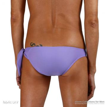 smooth pouch single-side tight strap brazilian swimming briefs - 4 (thumb)