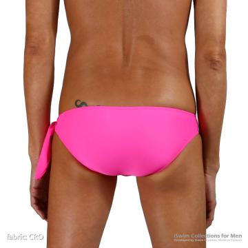 seamless single-side tight strap full back swimming briefs - 5 (thumb)