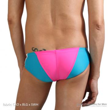 seamless sports swimming briefs in matched colors - 6 (thumb)