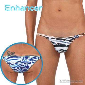 Enhancer pouch swim bikini (wrinkle 3/4 back)