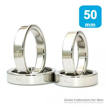 TOP 7 - 12x6mm med steel cock ring 50mm (SeXY4MAN)