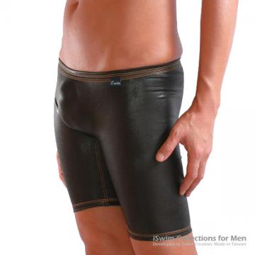 leather look swimming shorts - 3 (thumb)