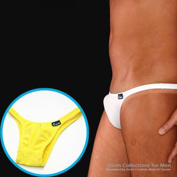 TOP 20 - Mini smooth pouch brazilian swim bikini (half back) ()