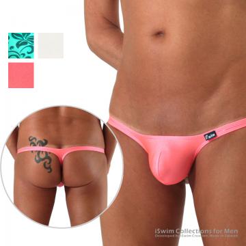 TOP 7 - Smooth mini rounded pouch swim thong (Y-back) ()