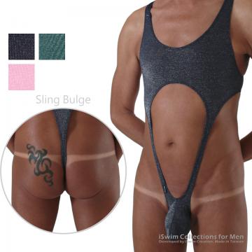TOP 8 - Sling swing bulge bodysuit thong leotard (iSwim Fashion)