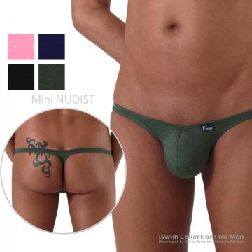 Super mini NUDIST bulge thong underwear (Y-back) - 0 (thumb)