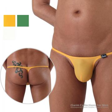 TOP 11 - Straight mini pouch swim thong (Y-back) ()