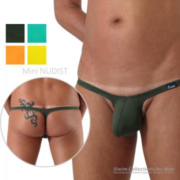TOP 16 - Mini NUDIST bulge thong underwear (Y-back) ()