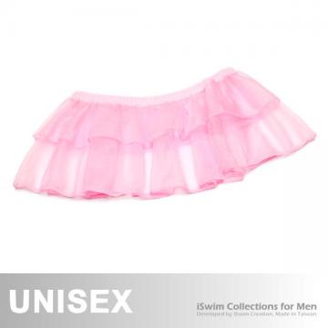 unisex chiffon see-thru puff skirt 情趣型 迷你短裙 Ultra Low - 0 (thumb)