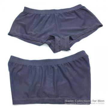unisex beach shorts - low rise, bikini net - 4 (thumb)
