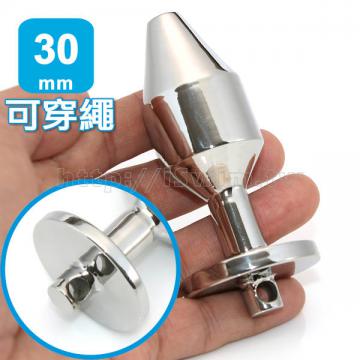 anal plug (cannonball shape) 30mm - 4 (thumb)