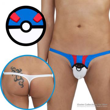 Pokemon Go Great Ball thong back bikini briefs