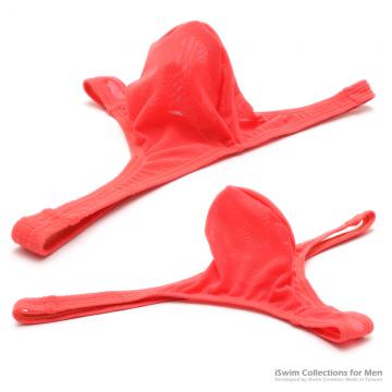 enlargement pouch thong in bikini mesh - 3 (thumb)