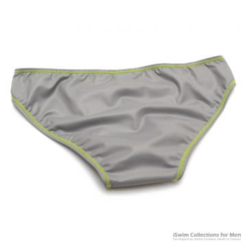 lustered smooth pouch swim briefs with color lines - 4 (thumb)