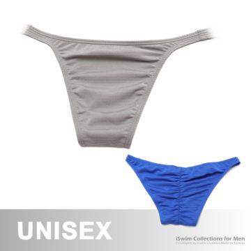 unisex seamless pucker 3/4 back in x-static fabric - 0 (thumb)