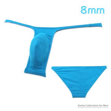 Narrow straight pouch string bikini (full back) - 0 (thumb)