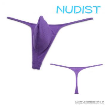 NUDIST bulge string thong underwear - 0 (thumb)
