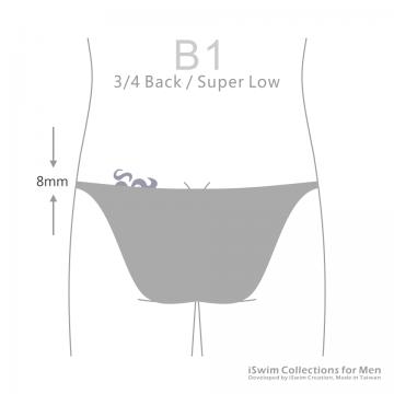 Smooth lifting pouch string bikini (3/4 back) - 2 (thumb)