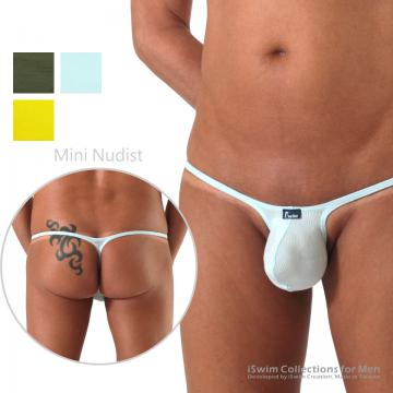 TOP 13 - Mini NUDIST bulge string thong (V-string) ()