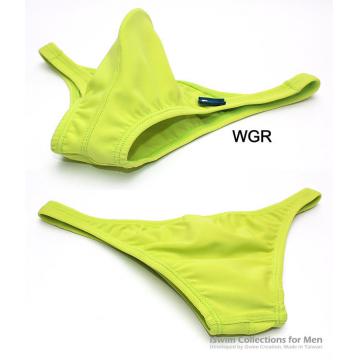 ultra low rise nudist pouch brazilian bikini half back string bikini swimwear - 8 (thumb)