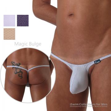 TOP 6 - Magic bulge double loop V-string thong ()